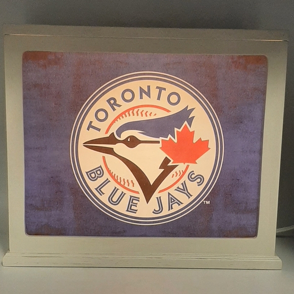Inspirational Accent Lamp With Home Quote & Toronto Blue Jays Quote Working - Picture 6 of 10